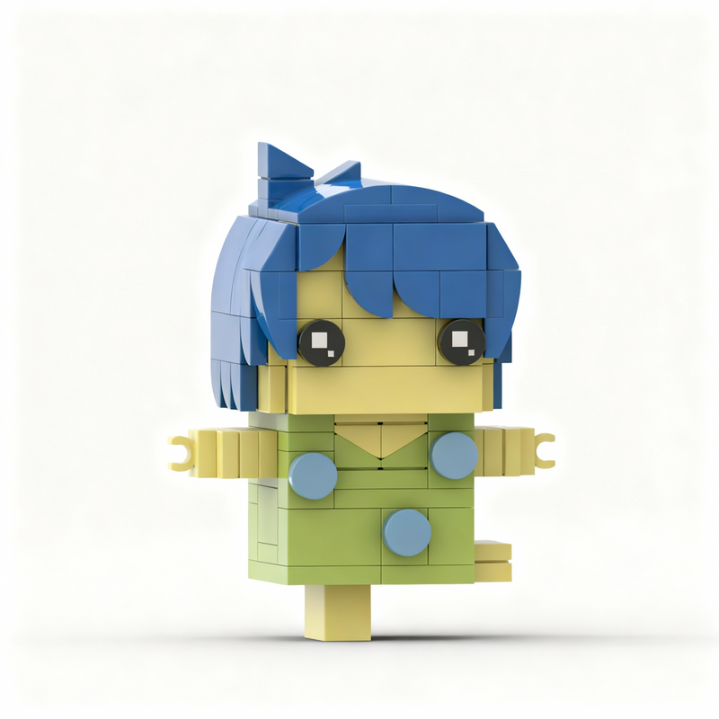 Kids Joy Education - 140pcs MOC Brickheadz Joy Inside Model