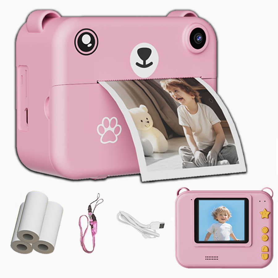 Kids Education Video - Kids Digital Camera Photography Instant Print