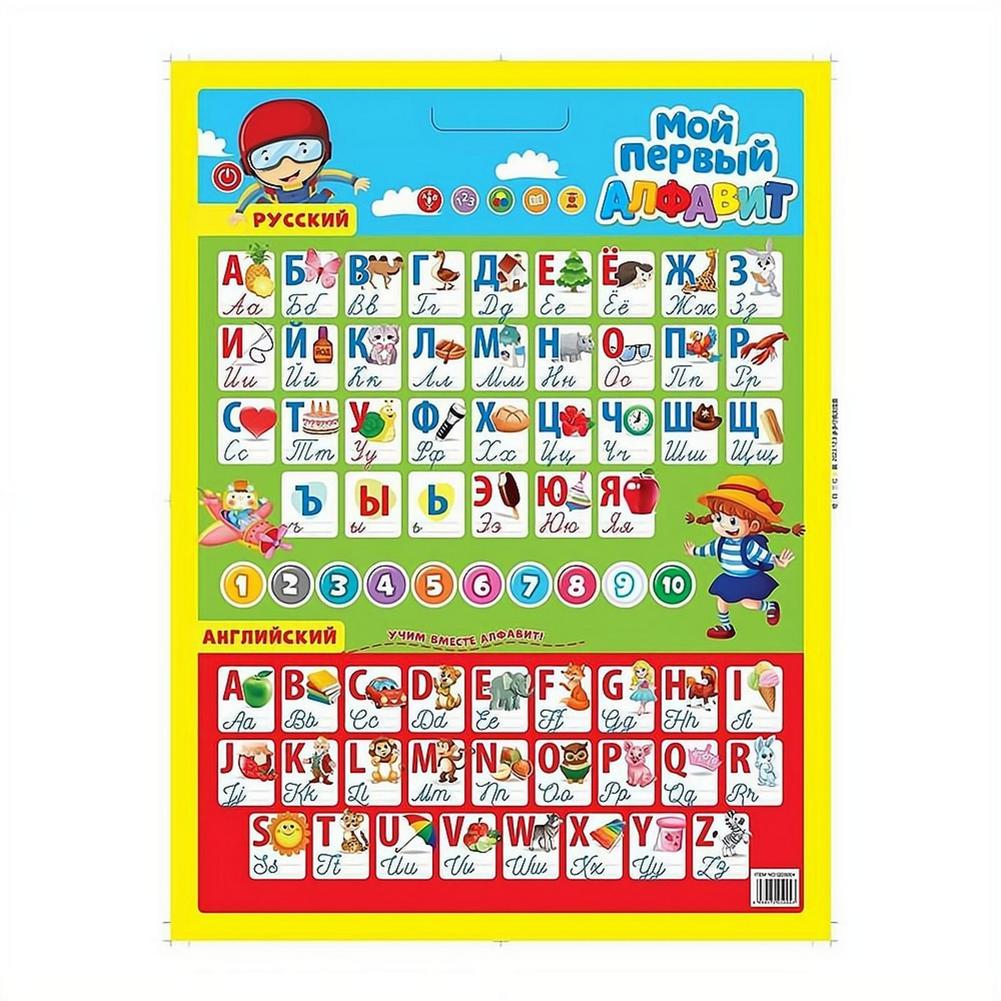 Kids Education Charts - Russian Electronic Interactive Alphabet Wall Chart