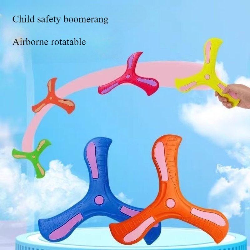 Kids Early Education - Children Boomerang Soft Three-leaf Cross Adult-kids