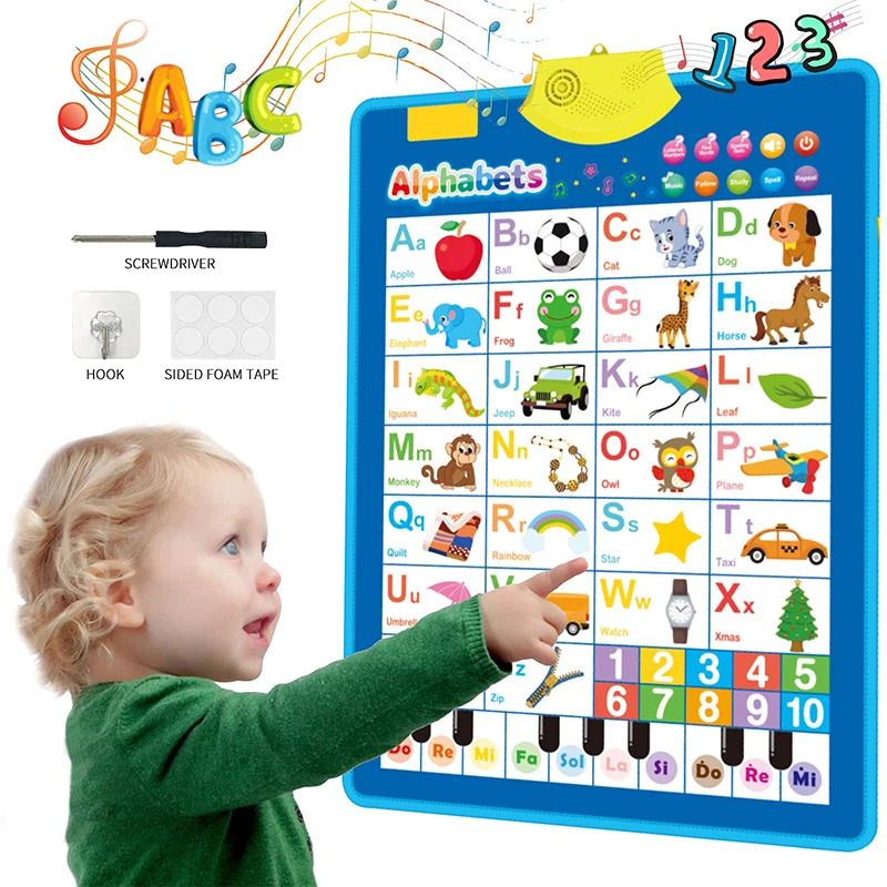 Kids Education Charts - Electronic English Alphabet Wall Chart Talking