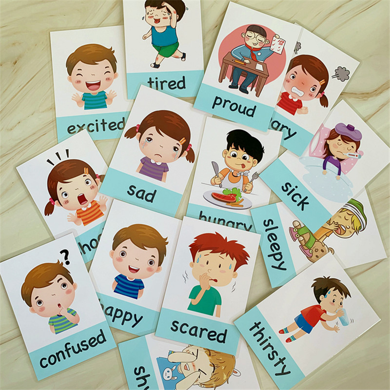 14pcs Montessori Baby English  - Kids Education Card ulasan dan harga