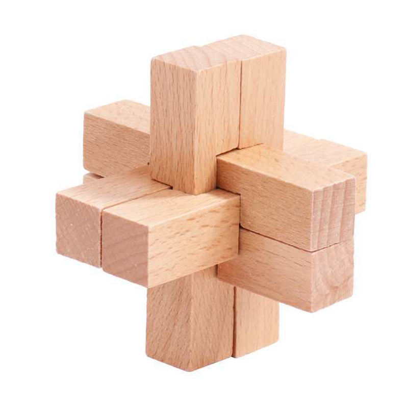 Wooden Luban Puzzle for Adults - Game Educational For Kids Free ulasan dan harga
