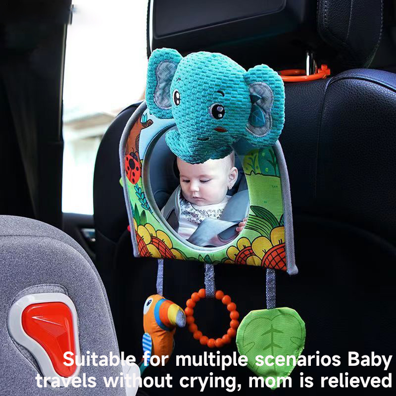 Baby Car Seat Mirror Toys Kids - Kids Education Music ulasan dan harga