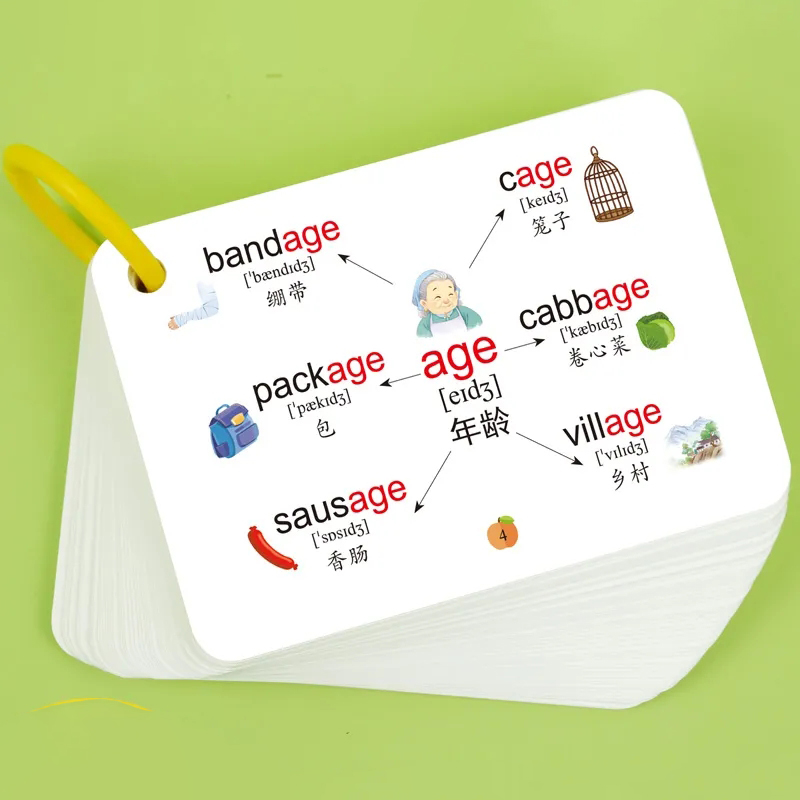 600 Words Mind Map Cards with  - Kids Education Card ulasan dan harga