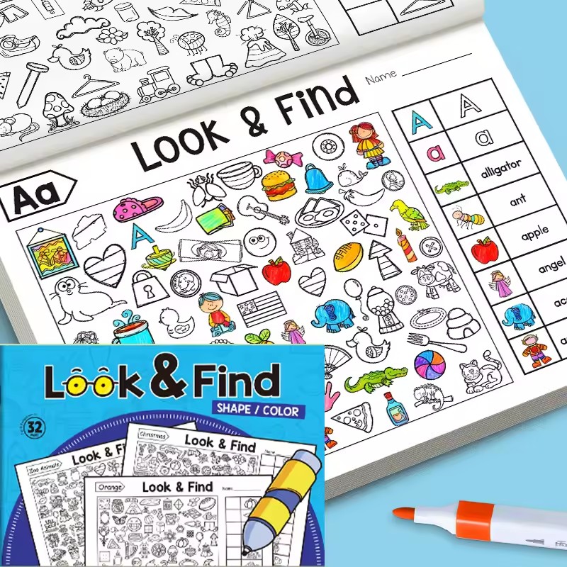 Look And Find Coloring Book fo - Kids Early Education ulasan dan harga