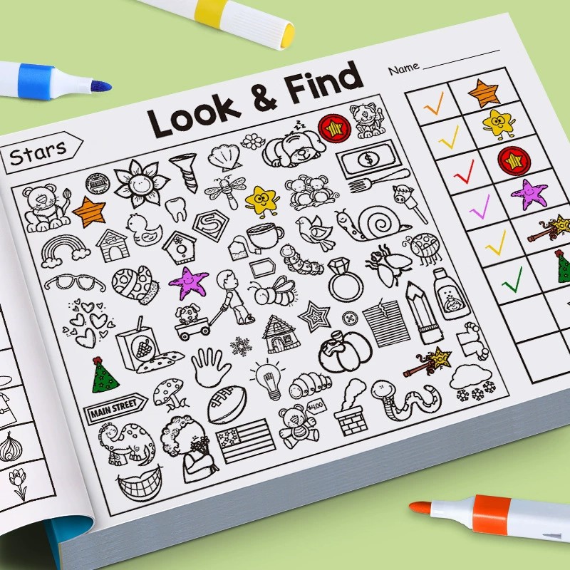 Look And Find Coloring Book fo - Kids Early Education ulasan dan harga