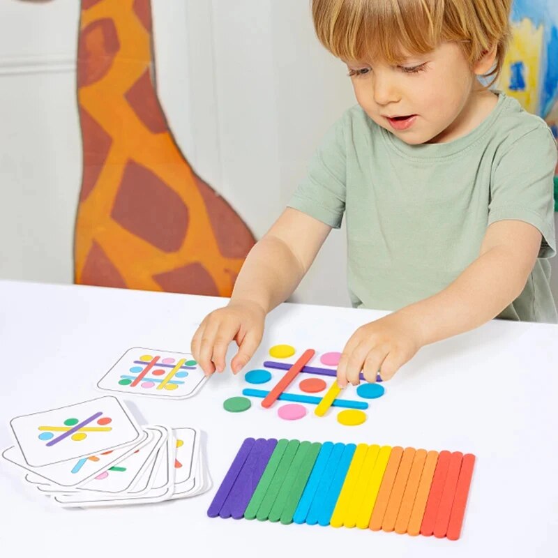 Kids Rainbow Stick Thinking Pu - Game Educational For Kids Free ulasan dan harga