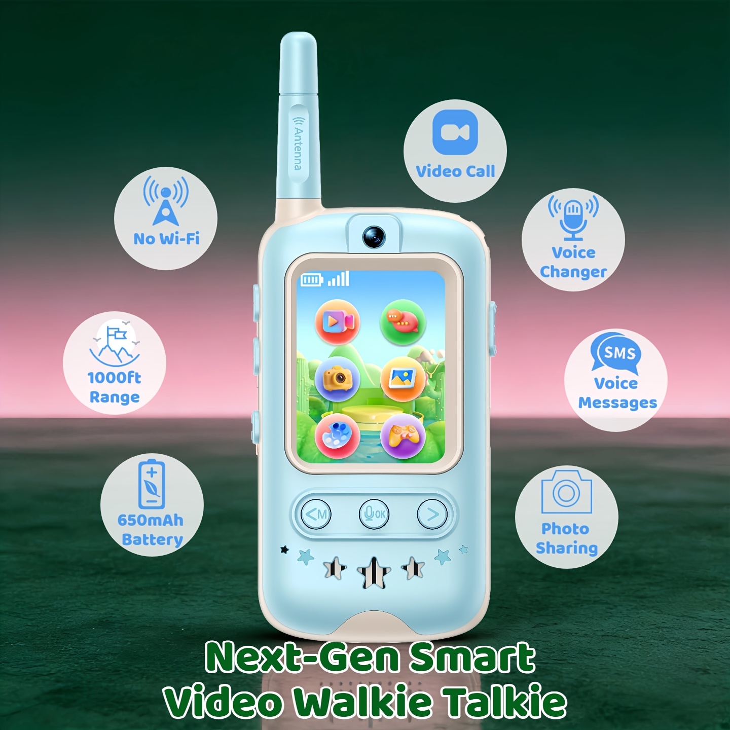 Video Walkie Talkie Gift Set 2 - Kids Education Video ulasan dan harga
