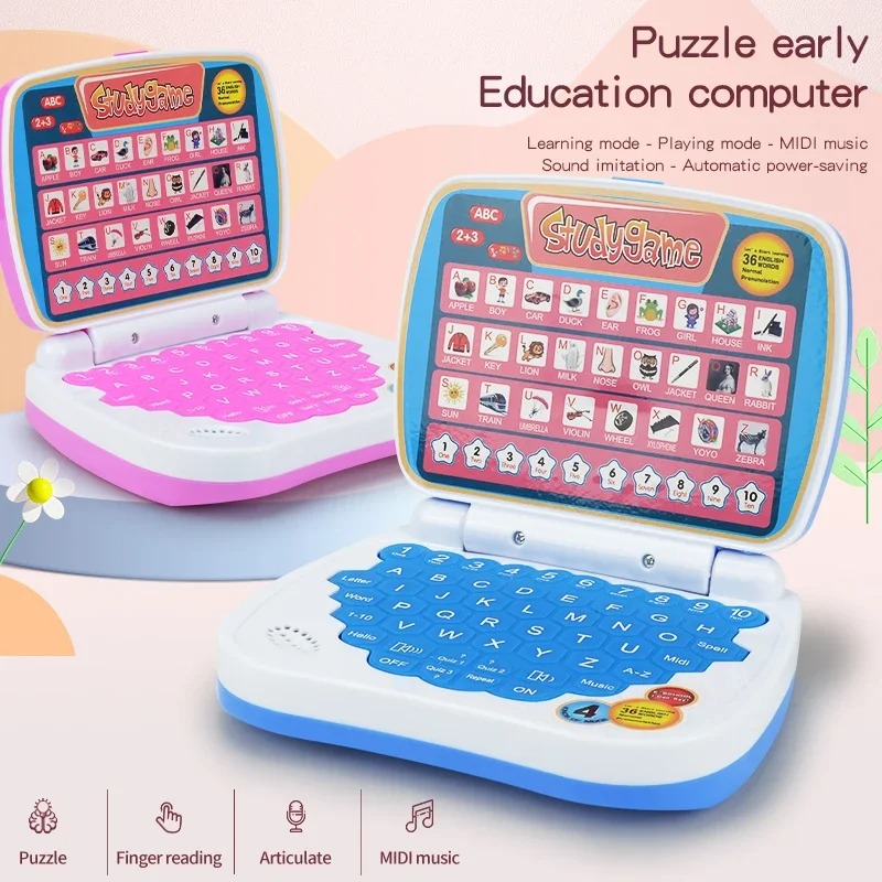 Mini Simulation Laptop Educati - Kids Educational Computer ulasan dan harga