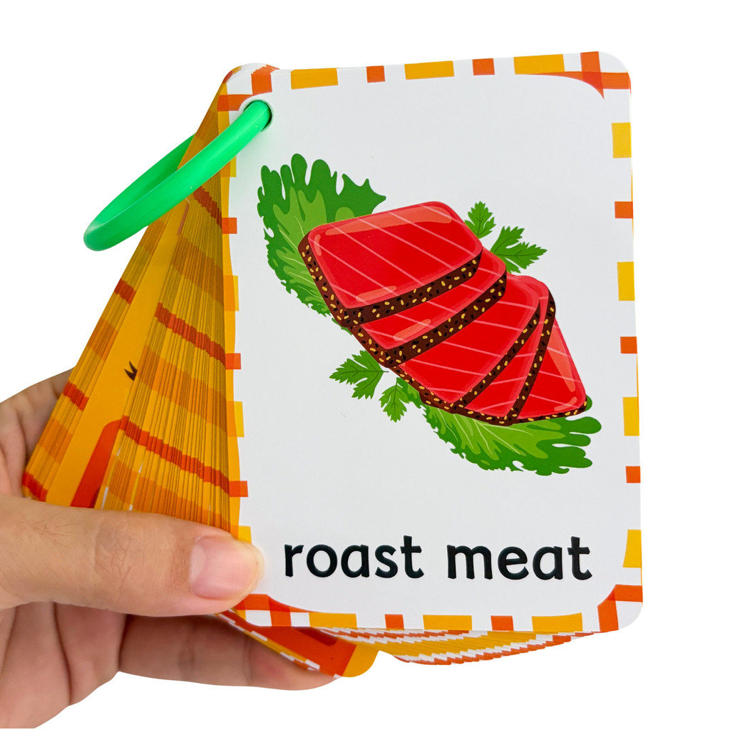 Delicious Food Vocabulary Engl - Kids Education Card ulasan dan harga
