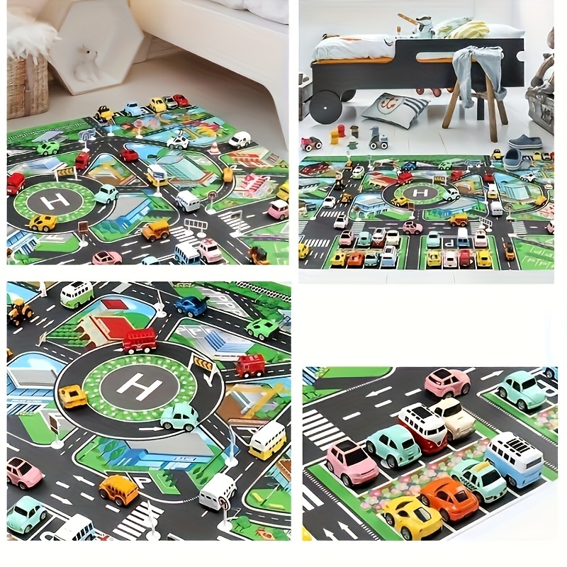 1pc, City Traffic Play Mat, La - Game Educational For Kids Free ulasan dan harga