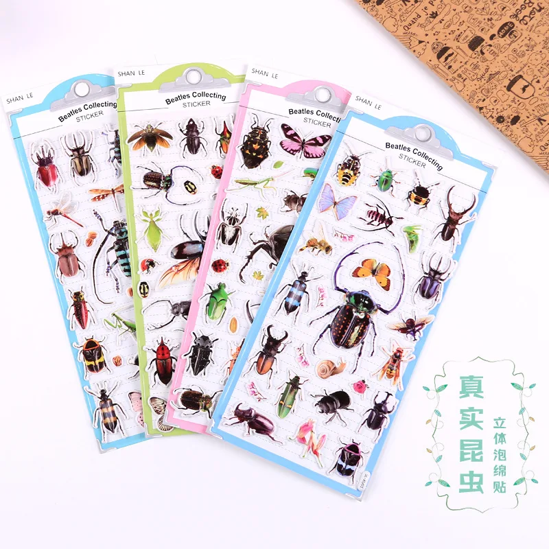 Hot Sale 3D Lifelike Insect St - Kids Education Charts ulasan dan harga