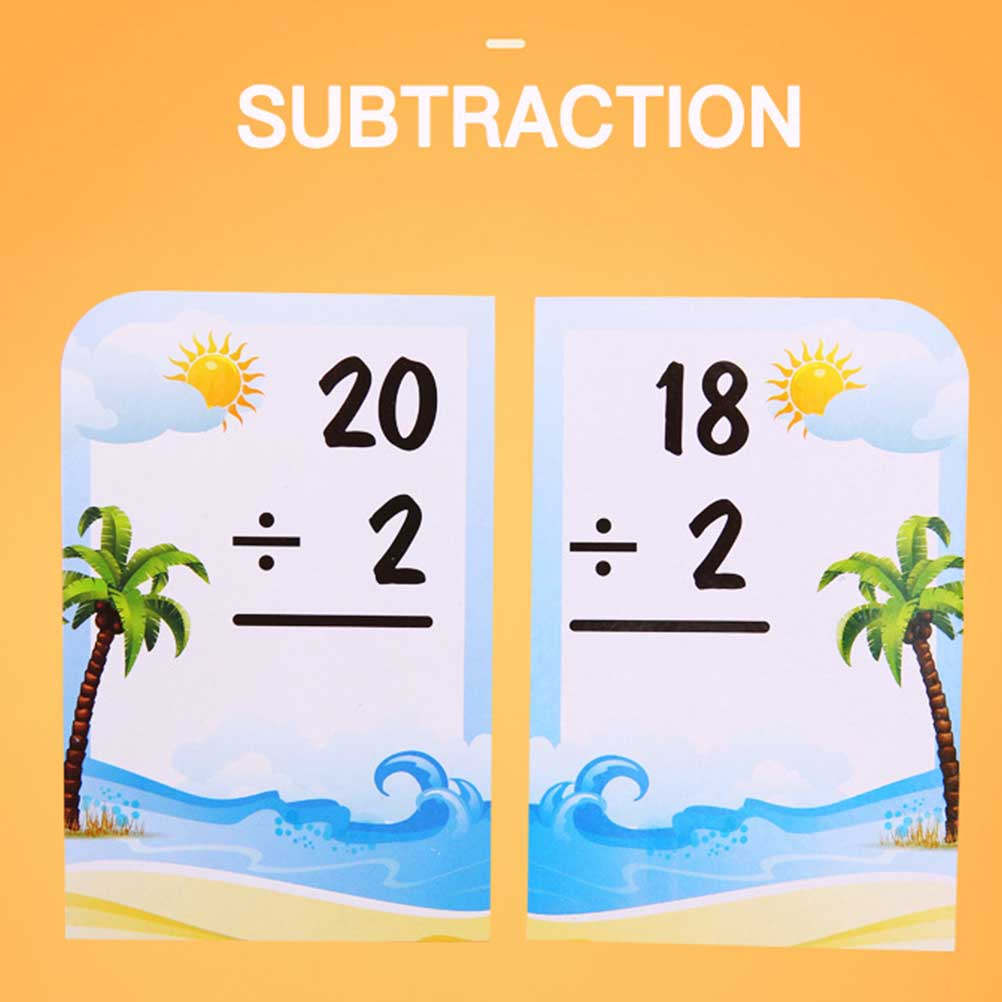4 Boxes Childrens Math Study C - Kids Education Card ulasan dan harga