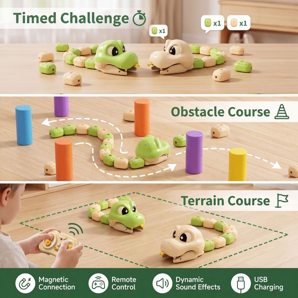 Remote Controlled Greedy Snake - Free Educational Games For Kids ulasan dan harga