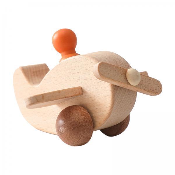 Wooden Airplane Toy Miniature  - Kids Early Education ulasan dan harga
