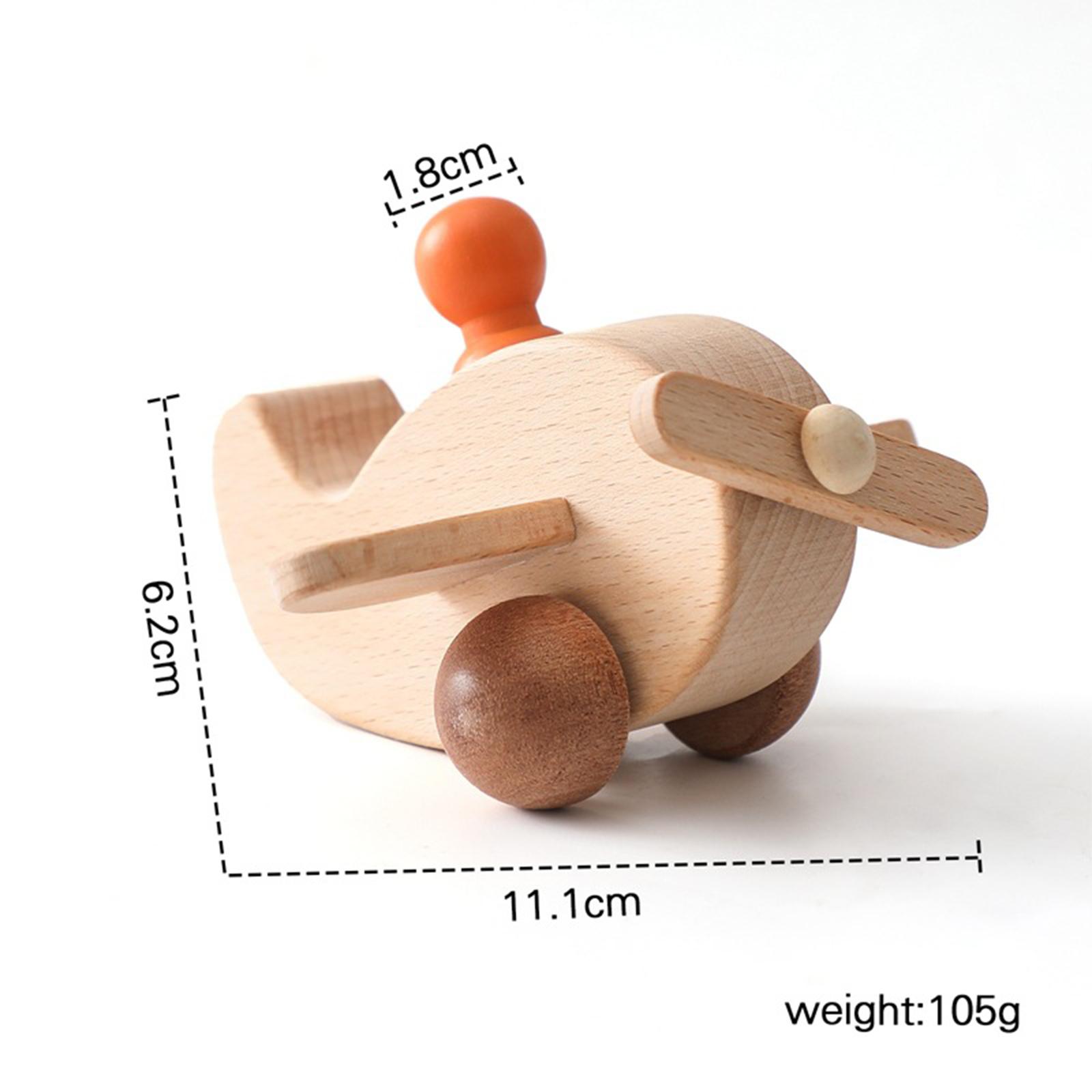Wooden Airplane Toy Miniature  - Kids Early Education ulasan dan harga