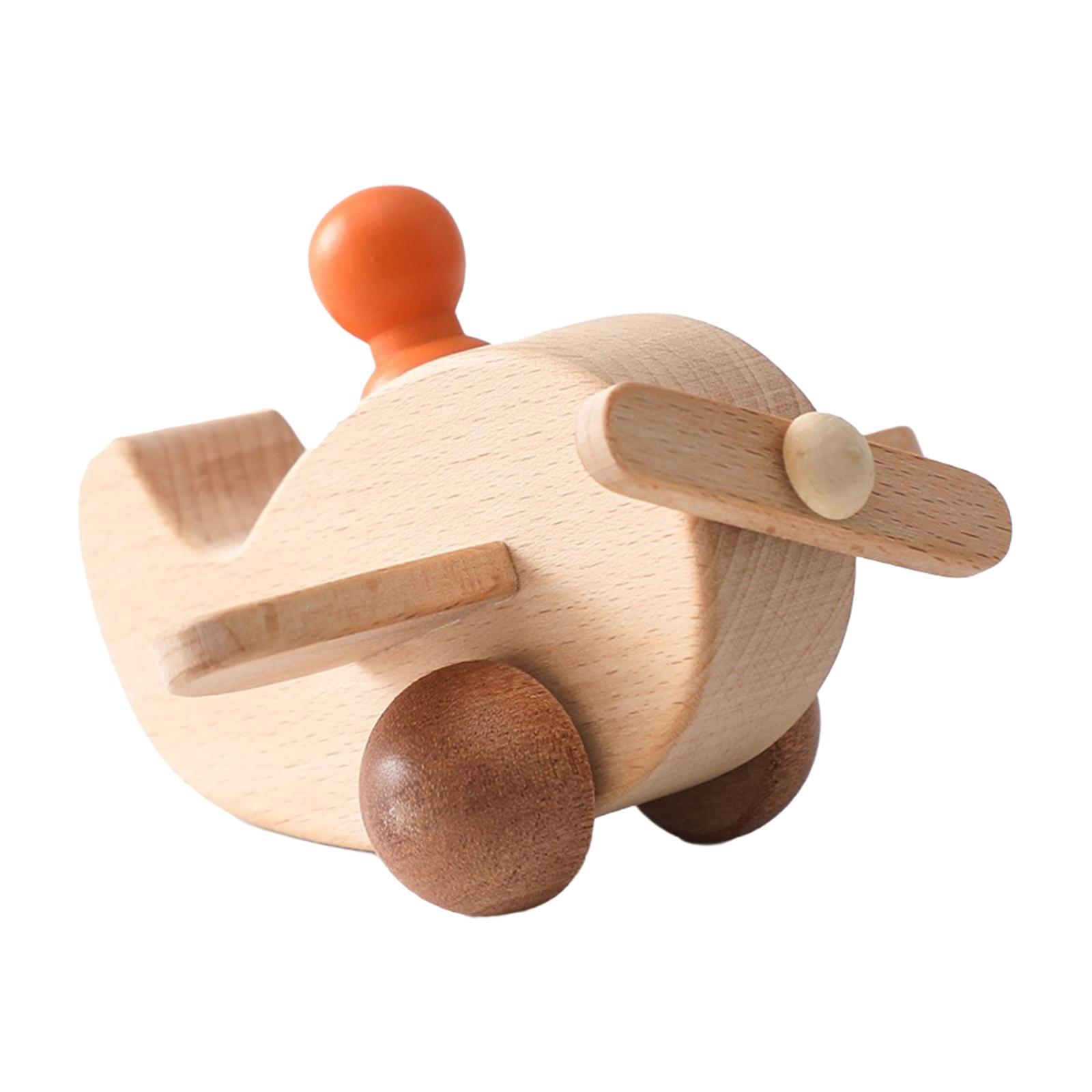 Wooden Airplane Toy Miniature  - Kids Early Education ulasan dan harga
