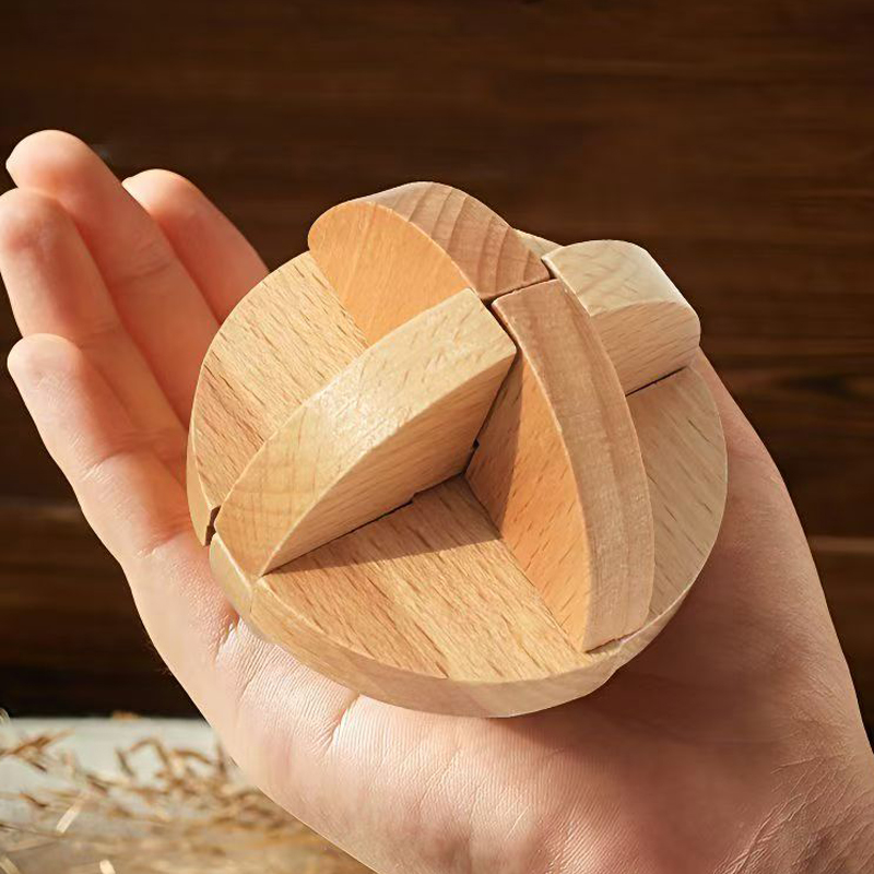 Classic Lu Ban ball Wooden Bra - Game Educational For Kids Free ulasan dan harga