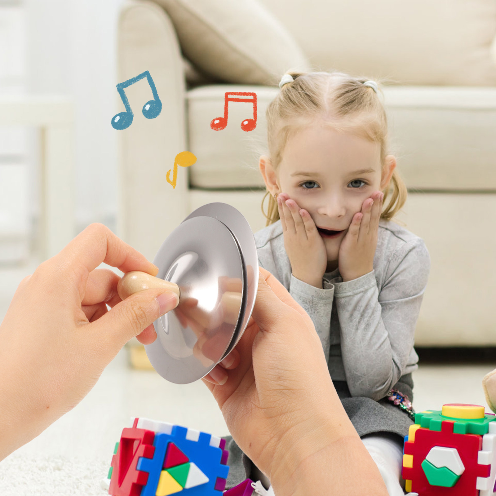 2Pcs Small Finger Cymbals Kids - Kids Early Education ulasan dan harga